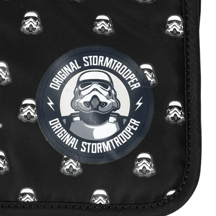 ItemLab - Star Wars - Original Stormtrooper Helmet Pattern Man Purse - The Card Vault