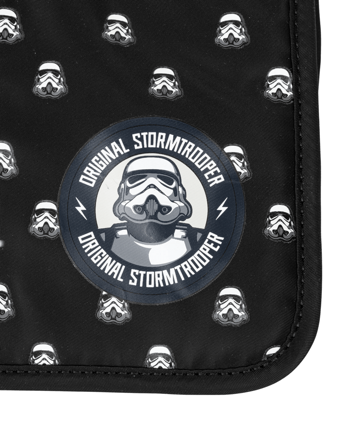 ItemLab - Star Wars - Original Stormtrooper Helmet Pattern Man Purse - The Card Vault