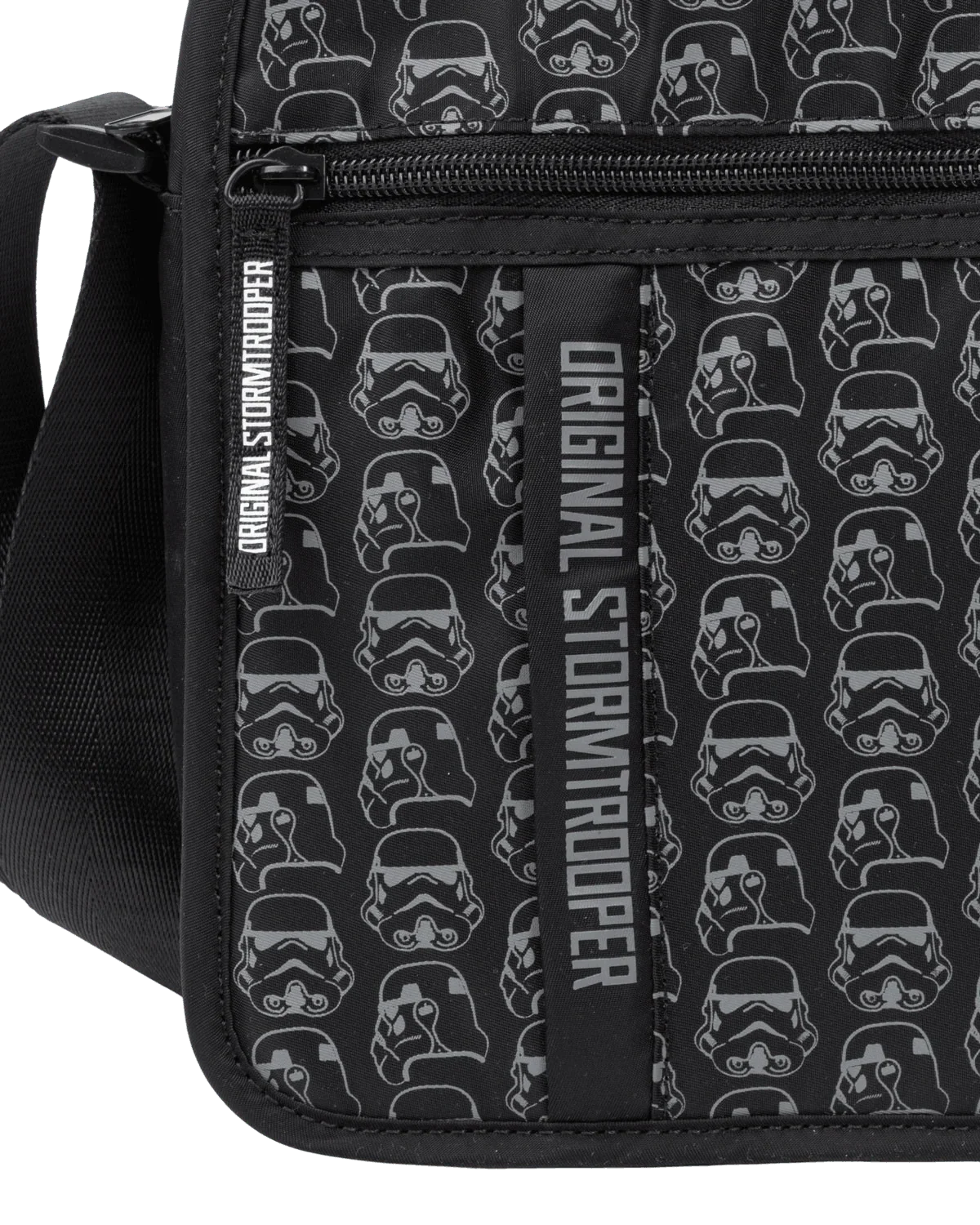 ItemLab Star Wars Original Stormtrooper Outline Pattern Man Purse The Card Vault