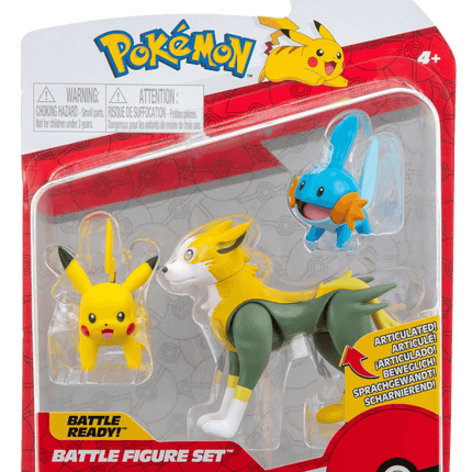 Jazwares - Pokemon Battle Figures - 3-Packs - The Card Vault