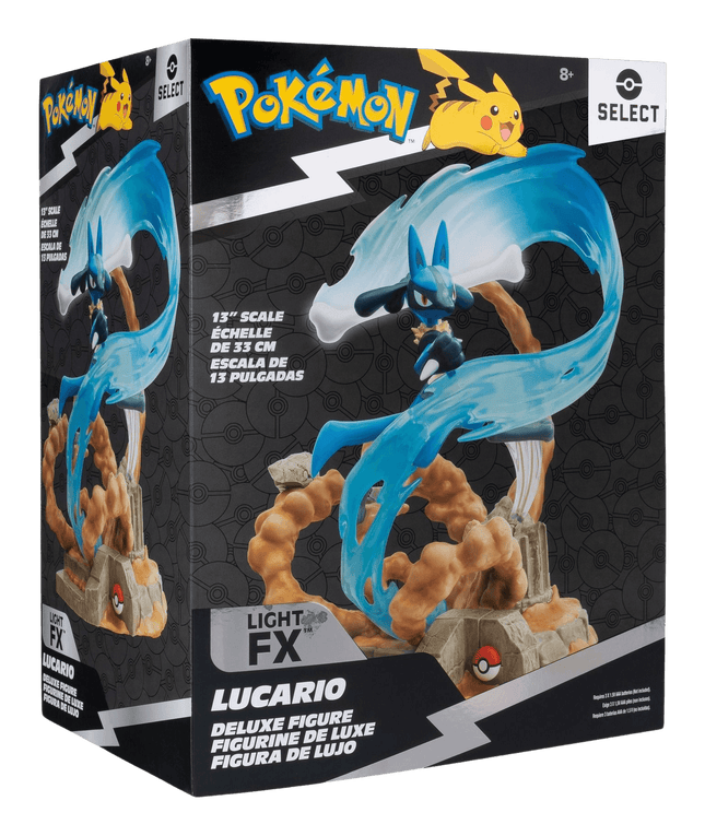 Jazwares - Pokemon Deluxe Collector Statue - Lucario - The Card Vault