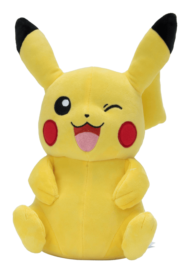 Jazwares - Pokemon Plush - Pikachu Wink (12in) - The Card Vault