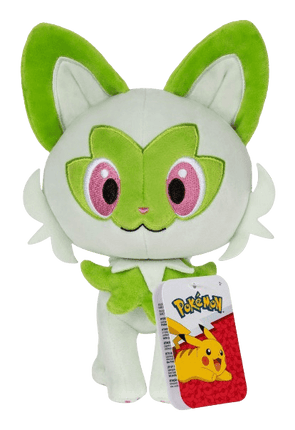 Jazwares - Pokemon Plush - Sprigatito (8in) - The Card Vault