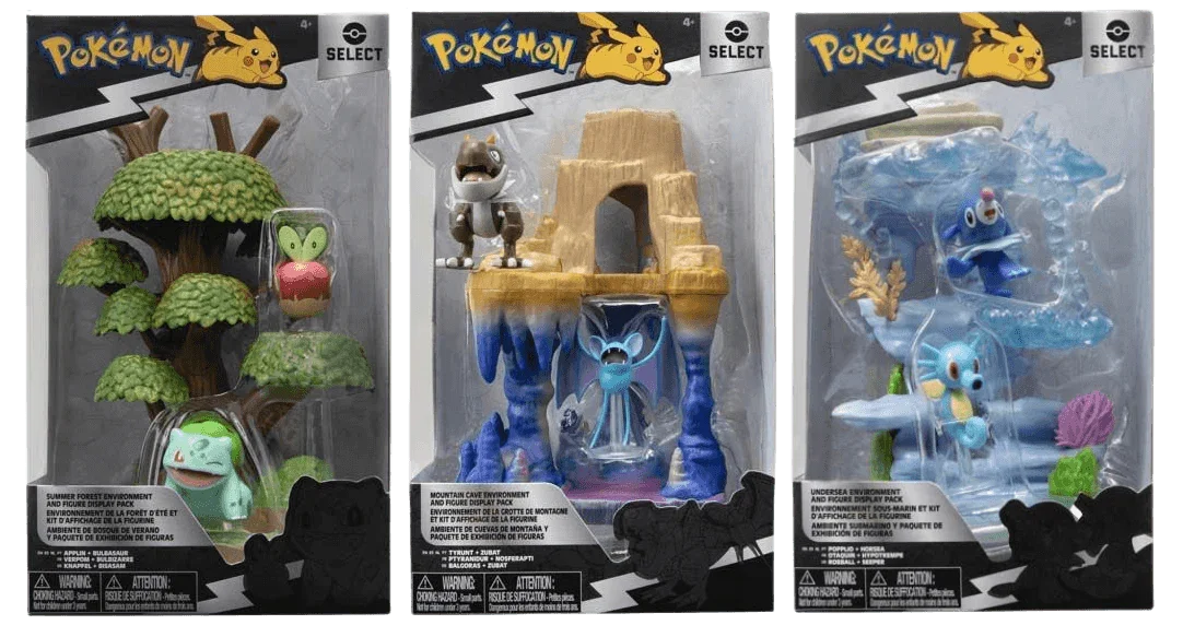Pokemon Environment Set Jazwares - Pokemon Select - Environment Figure Packs (6in) – The Card Vault