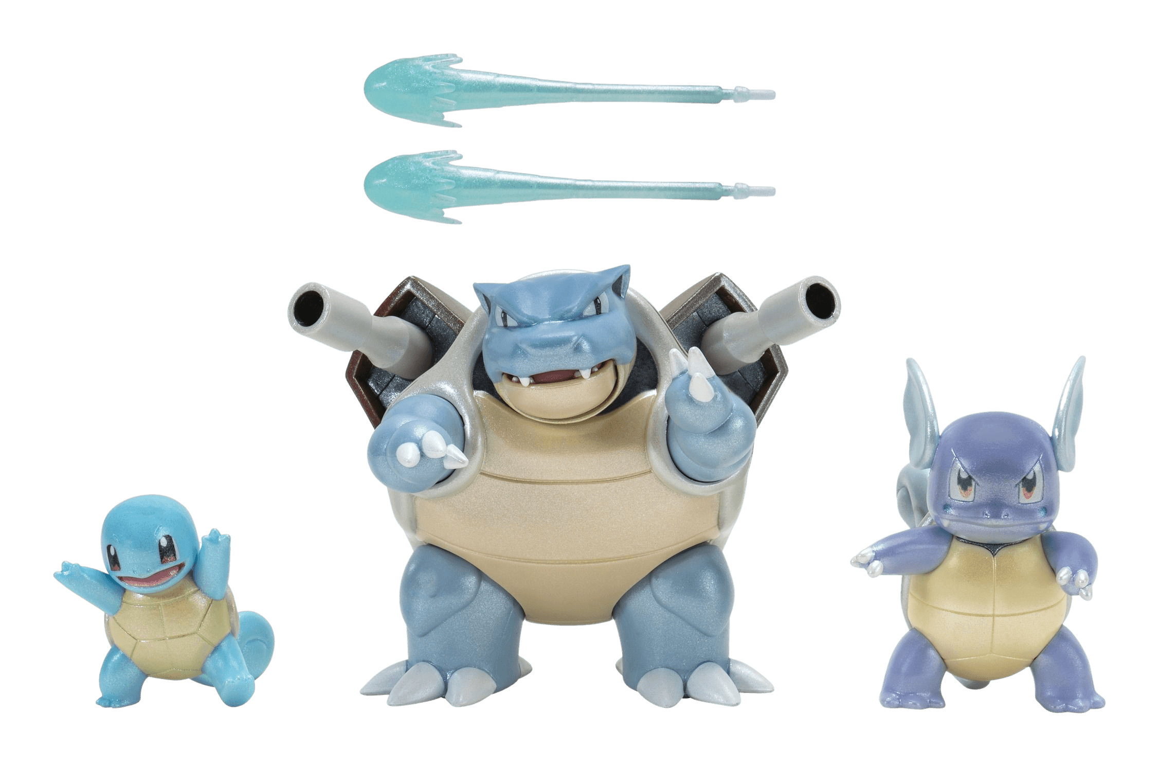 Jazwares - Pokemon Select - Squirtle Figure Evolution Multipack - The Card Vault