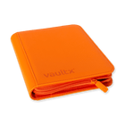 Vault X - 4-Pocket Exo-Tec® Zip Binder - Just Orange