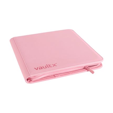 Vault X - 12-Pocket Exo-Tec® Zip Binder - Just Pink