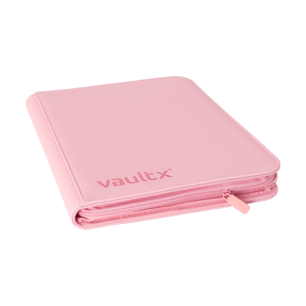 Vault X - 9-Pocket Exo-Tec® Zip Binder - Just Pink