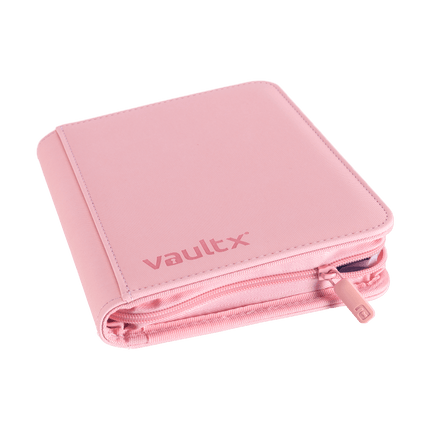 Vault X - 4-Pocket Exo-Tec® Zip Binder - Just Pink