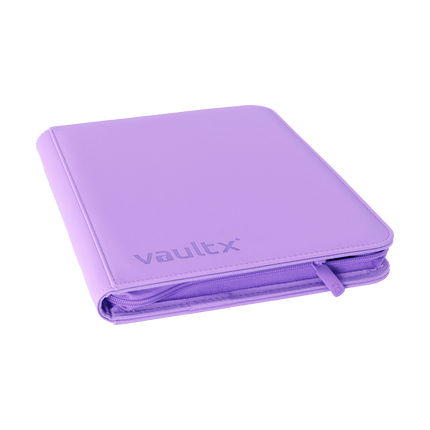 Vault X - 9-Pocket Exo-Tec® Zip Binder - Just Purple