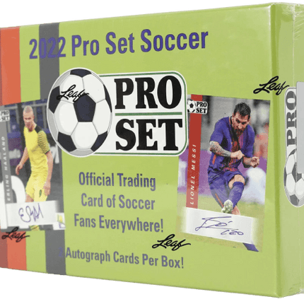 Leaf Trading Cards - 2022 Leaf Pro Set Football (Soccer) - Hobby Box - The Card Vault