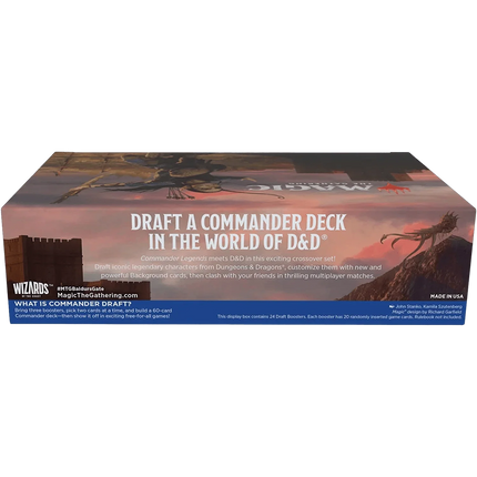 Magic: The Gathering - Commander Legends: Battle for Baldur's Gate Draft Booster Box - The Card Vault