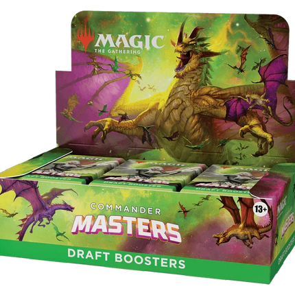Magic: The Gathering - Commander Masters - Draft Booster Box (24 Packs) - The Card Vault