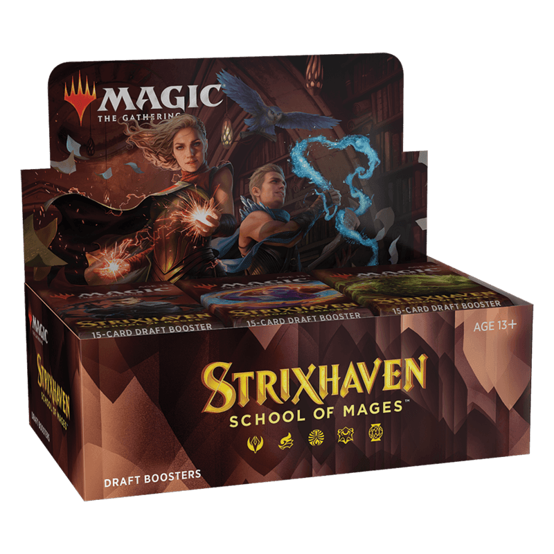 Magic: The Gathering - Strixhaven: School of Mages Draft Booster Box - The Card Vault