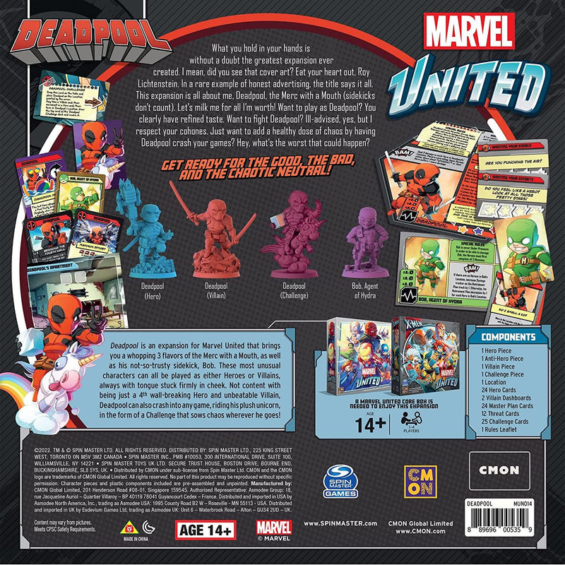 Marvel United - Deadpool Expansion - The Card Vault