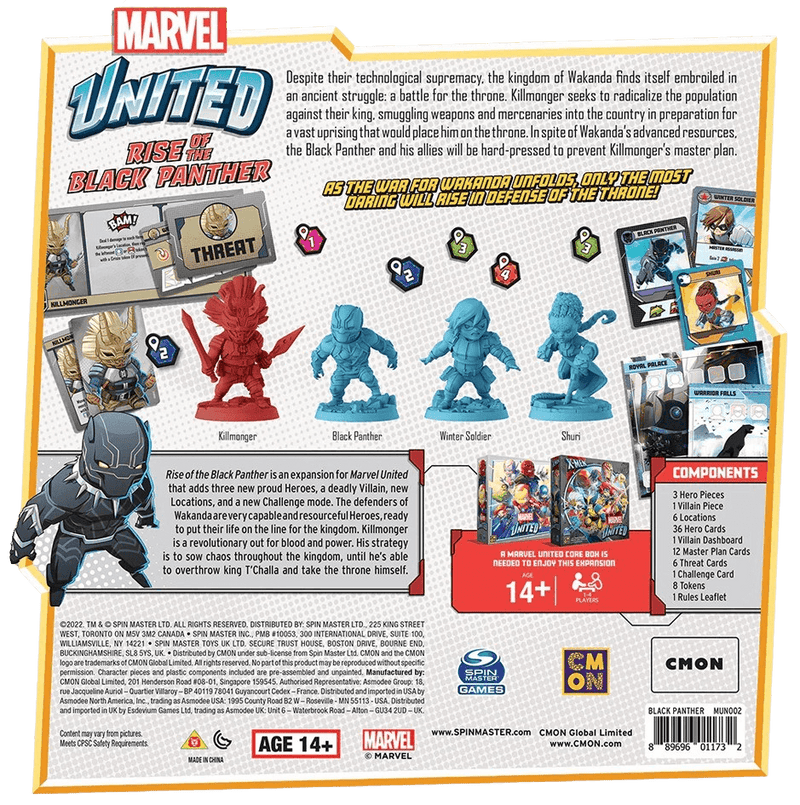 Marvel United - Rise of the Black Panther Expansion - The Card Vault