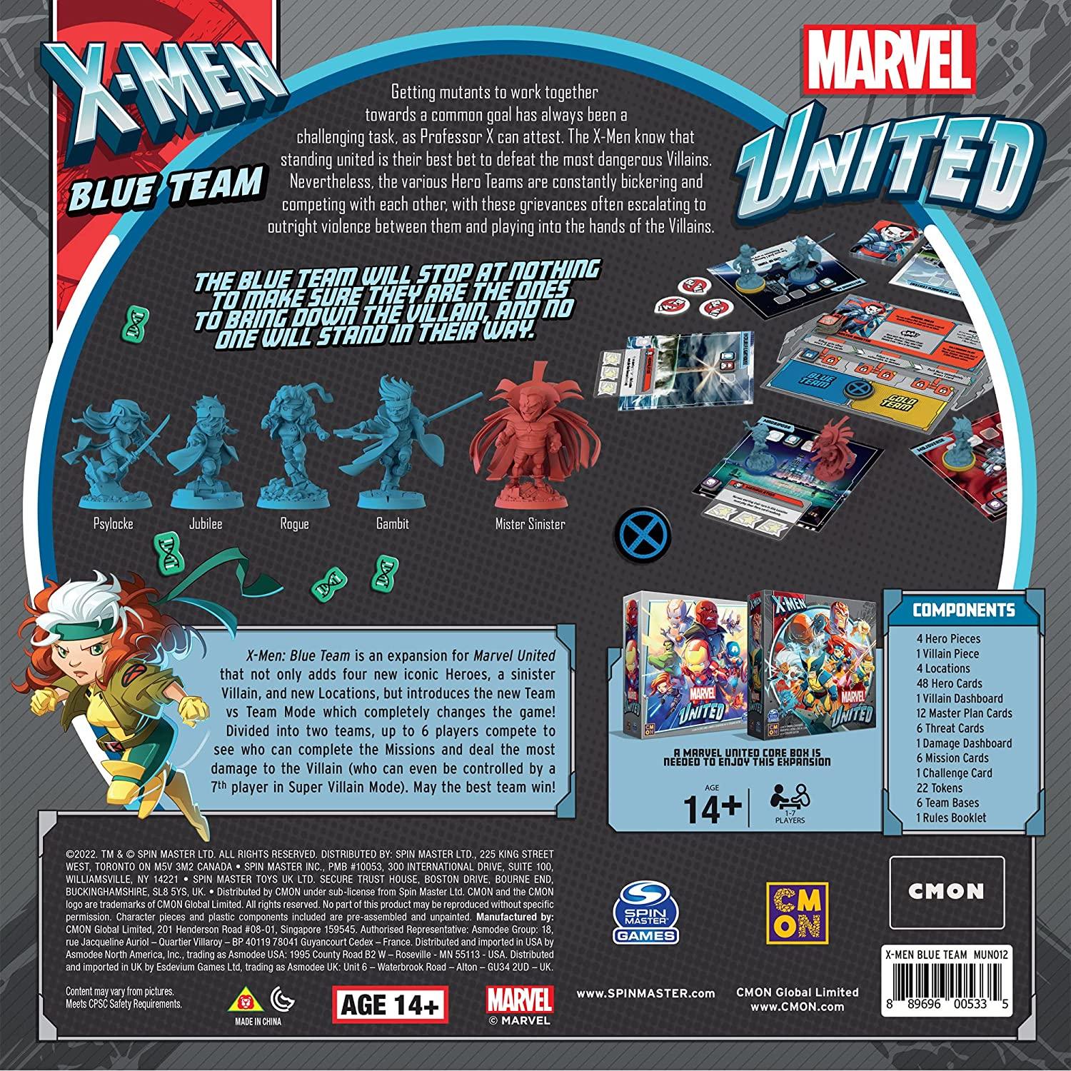 Marvel United - X-Men - Blue Team Expansion - The Card Vault