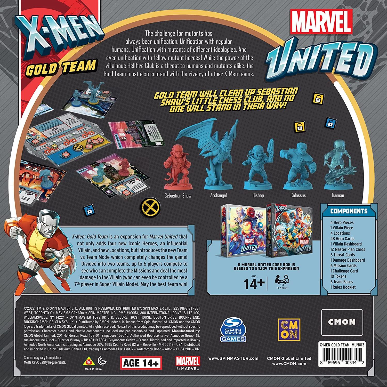 Marvel United - X-Men - Gold Team Expansion - The Card Vault