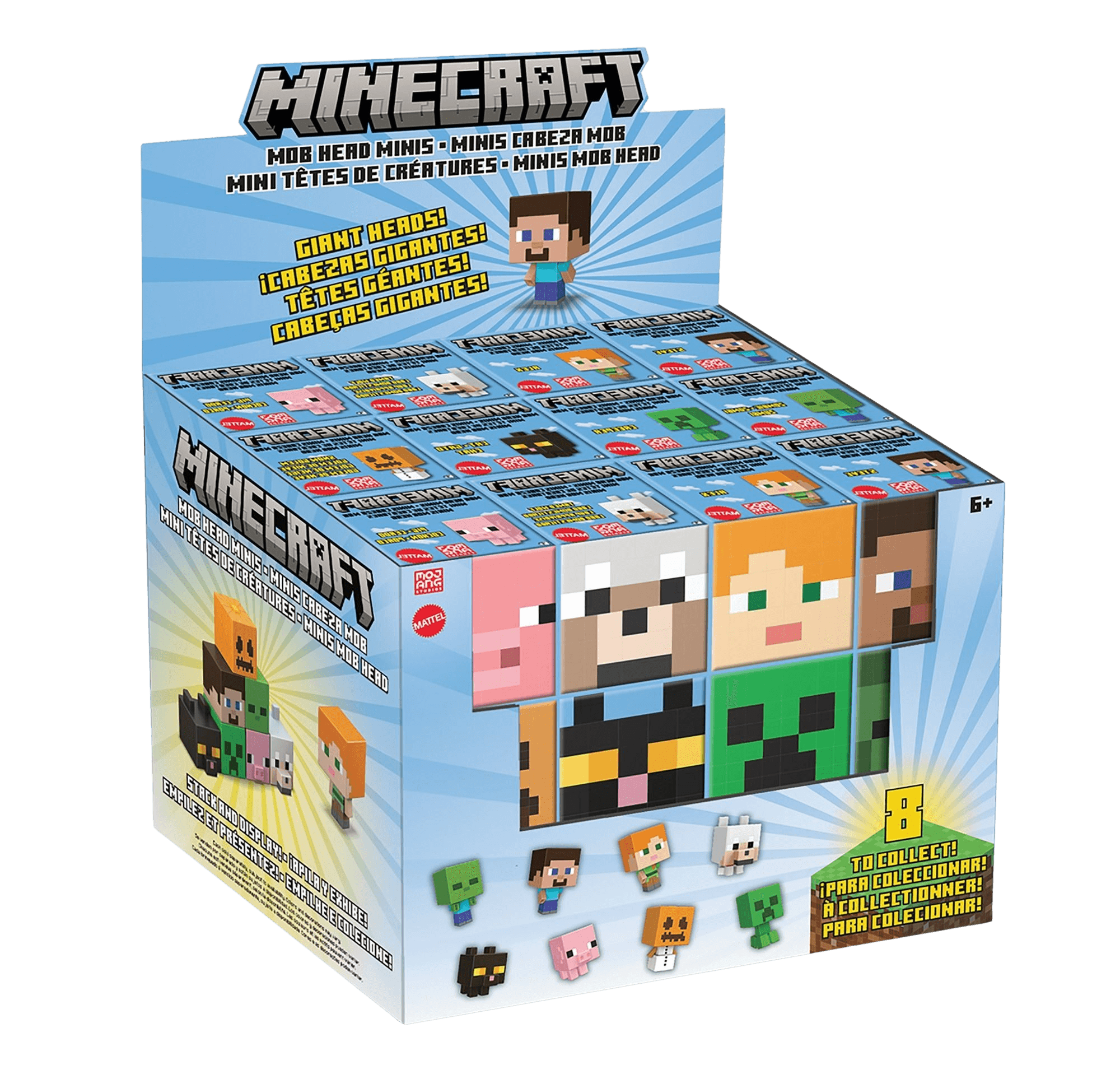 Mattel - Minecraft - Mob Head Minis (Assorted) - The Card Vault