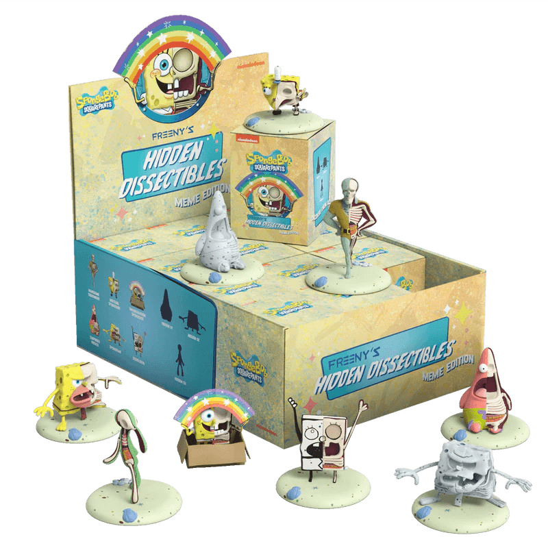Mighty Jaxx - Freeny's Hidden Dissectible's: SpongeBob SquarePants (Meme Edition) Blind Box Case - (12x Boxes) - The Card Vault