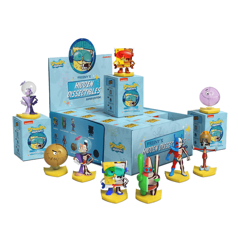 Mighty Jaxx - Freeny's Hidden Dissectible's: SpongeBob SquarePants (Super Edition) Blind Box Case - (12x Boxes) - The Card Vault