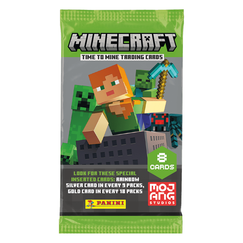 Minecraft TCG - Time to Mine Booster Box (18 Packs) - The Card Vault