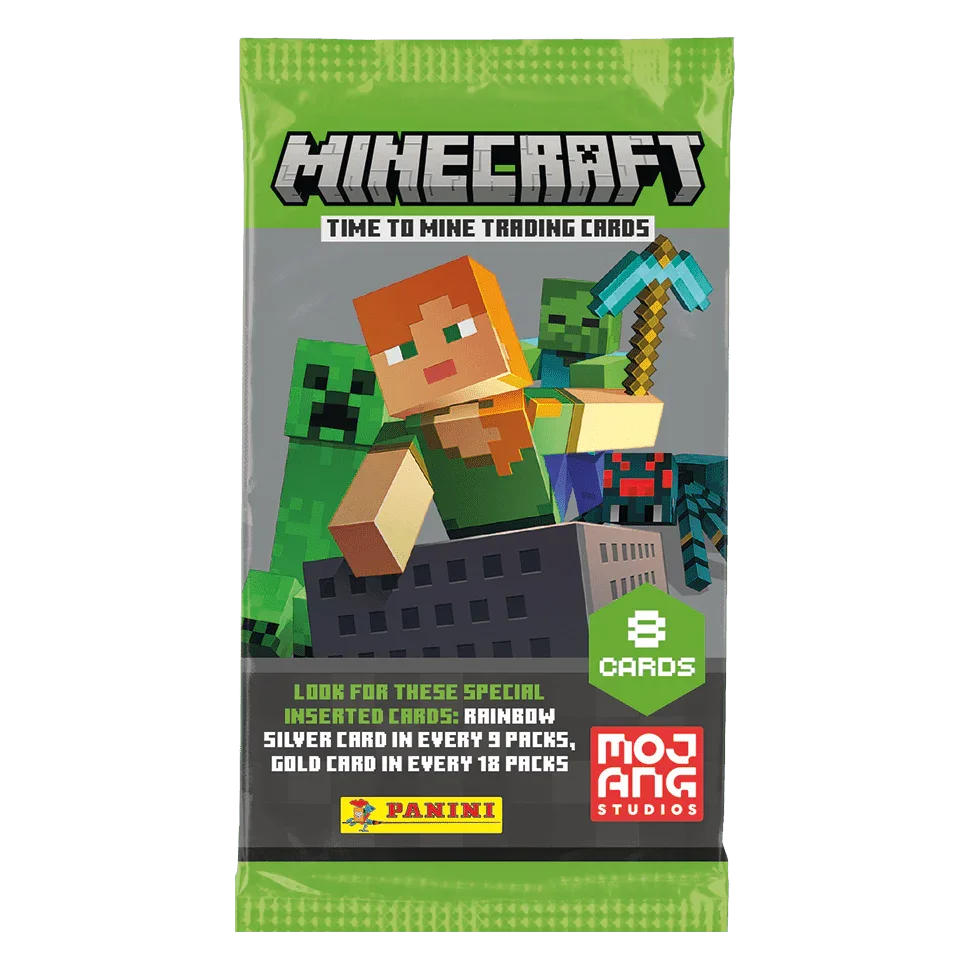 Minecraft TCG - Time to Mine - Booster Box (18x Packs) The Card Vault Minecraft TCG - Time to Mine - Booster Box (18x Packs) The Card Vault