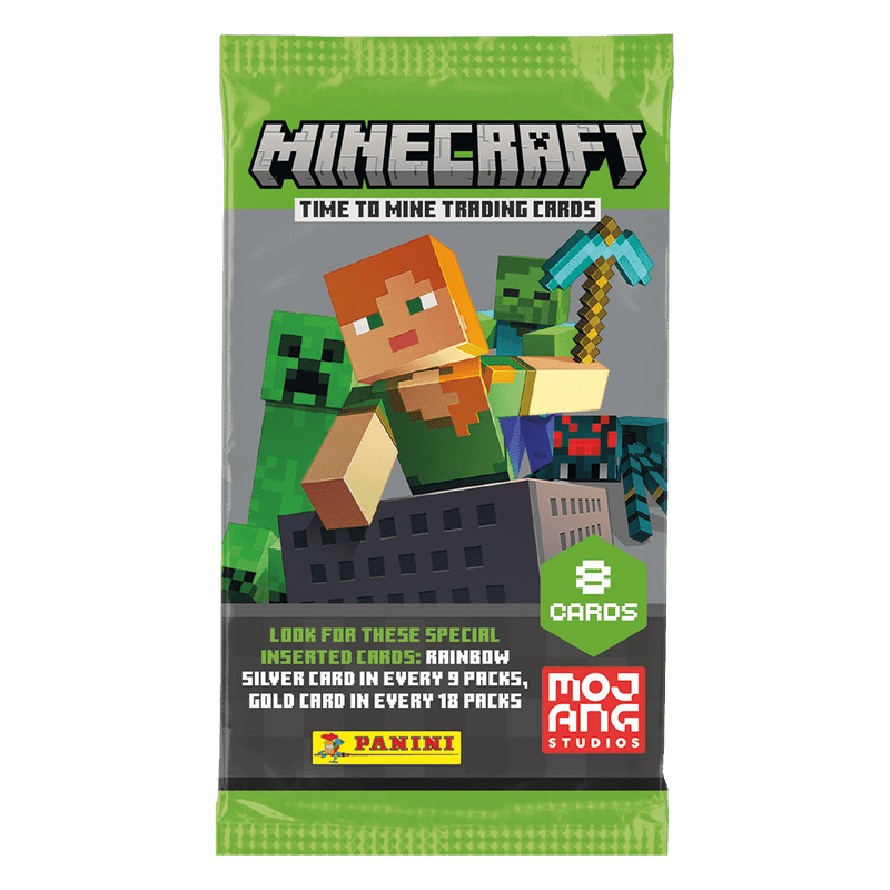 Minecraft TCG - Time to Mine Booster Box (18 Packs) - The Card Vault