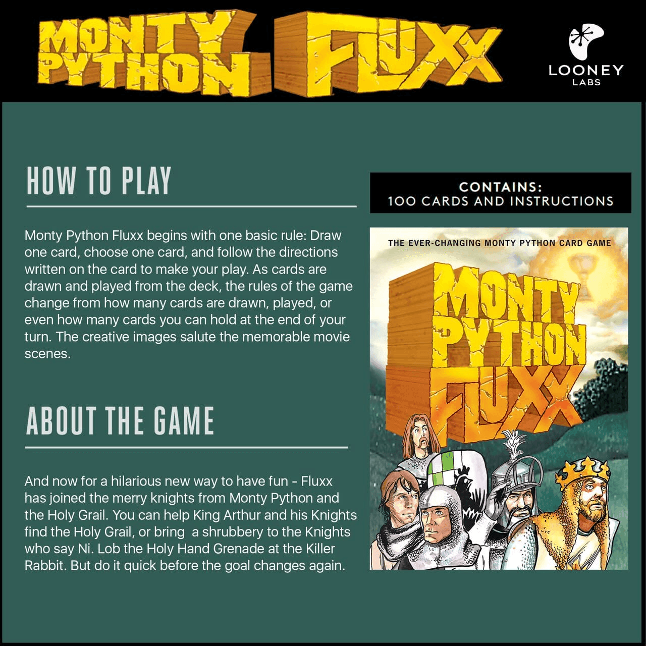Monty Python Fluxx - The Card Vault