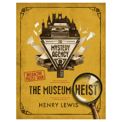 The Museum Heist interactive puzzle book by Henry Lewis cover
