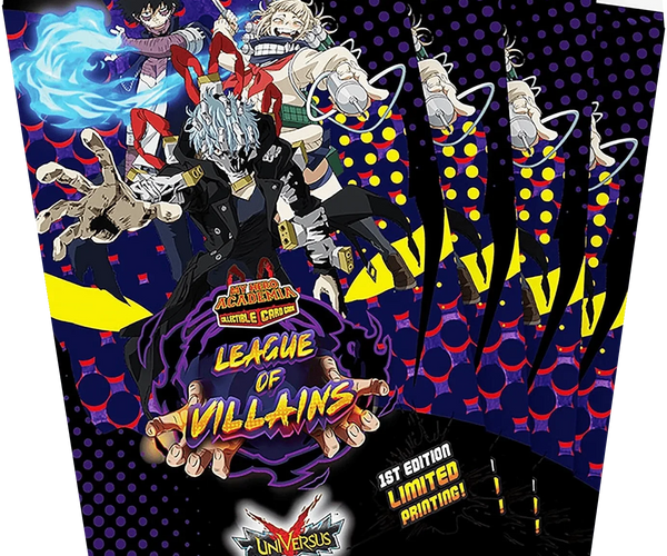 My Hero Academia Collectible Card Game League of Villains Booster Pack –  The Card Vault