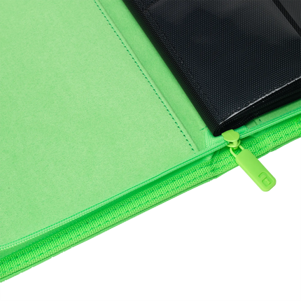 Vault X - 4-Pocket Exo-Tec® Zip Binder - Neon Green