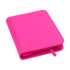 Vault X - 4-Pocket Exo-Tec® Zip Binder - Neon Pink