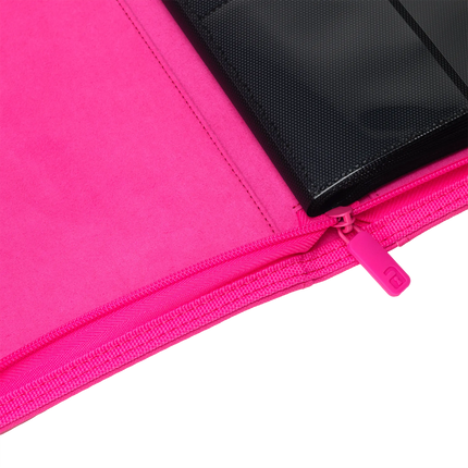 Vault X - 4-Pocket Exo-Tec® Zip Binder - Neon Pink
