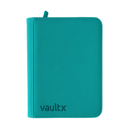 Vault X - 4-Pocket Exo-Tec® Zip Binder - Teal