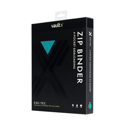 Vault X - 4-Pocket Exo-Tec® Zip Binder - Teal