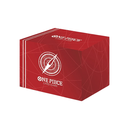 One Piece TCG - Clear Card Case - Standard Red - The Card Vault