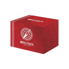 One Piece TCG - Clear Card Case - Standard Red - The Card Vault