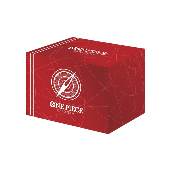 One Piece TCG - Clear Card Case - Standard Red - The Card Vault