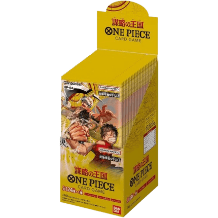 One Piece TCG - Kingdoms of Intrigue (OP-04) Booster Box - Japanese - The Card Vault