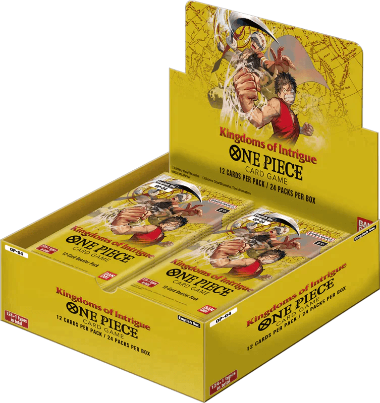 One Piece TCG - Kingdoms of Intrigue (OP-04) Booster Box - The Card Vault
