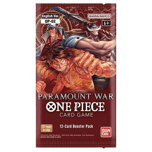 One Piece TCG: Paramount War (OP-02) Booster Pack - The Card Vault