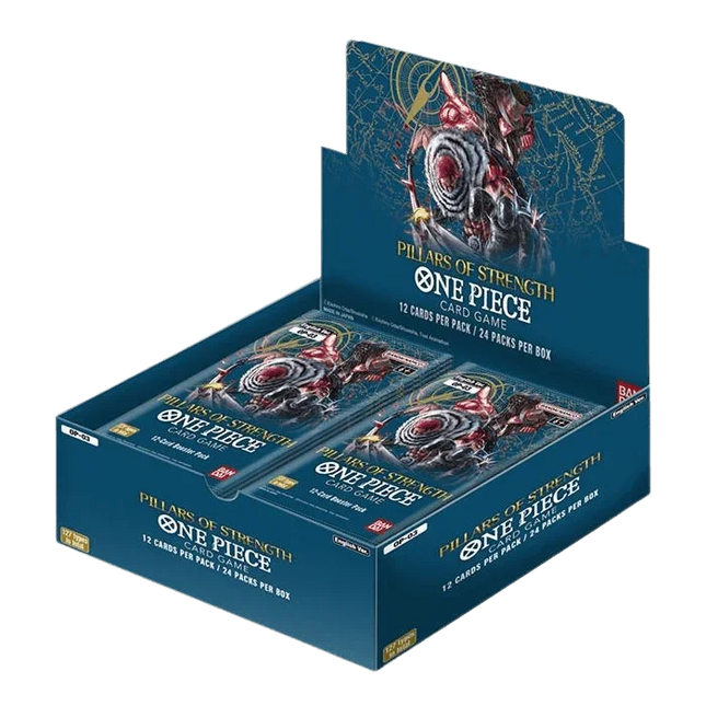 One Piece TCG - Pillars Of Strength (OP-03) - Display Case (12x Booster Boxes) One Piece TCG - Pillars Of Strength (OP-03) - Display Case (12x Booster Boxes)