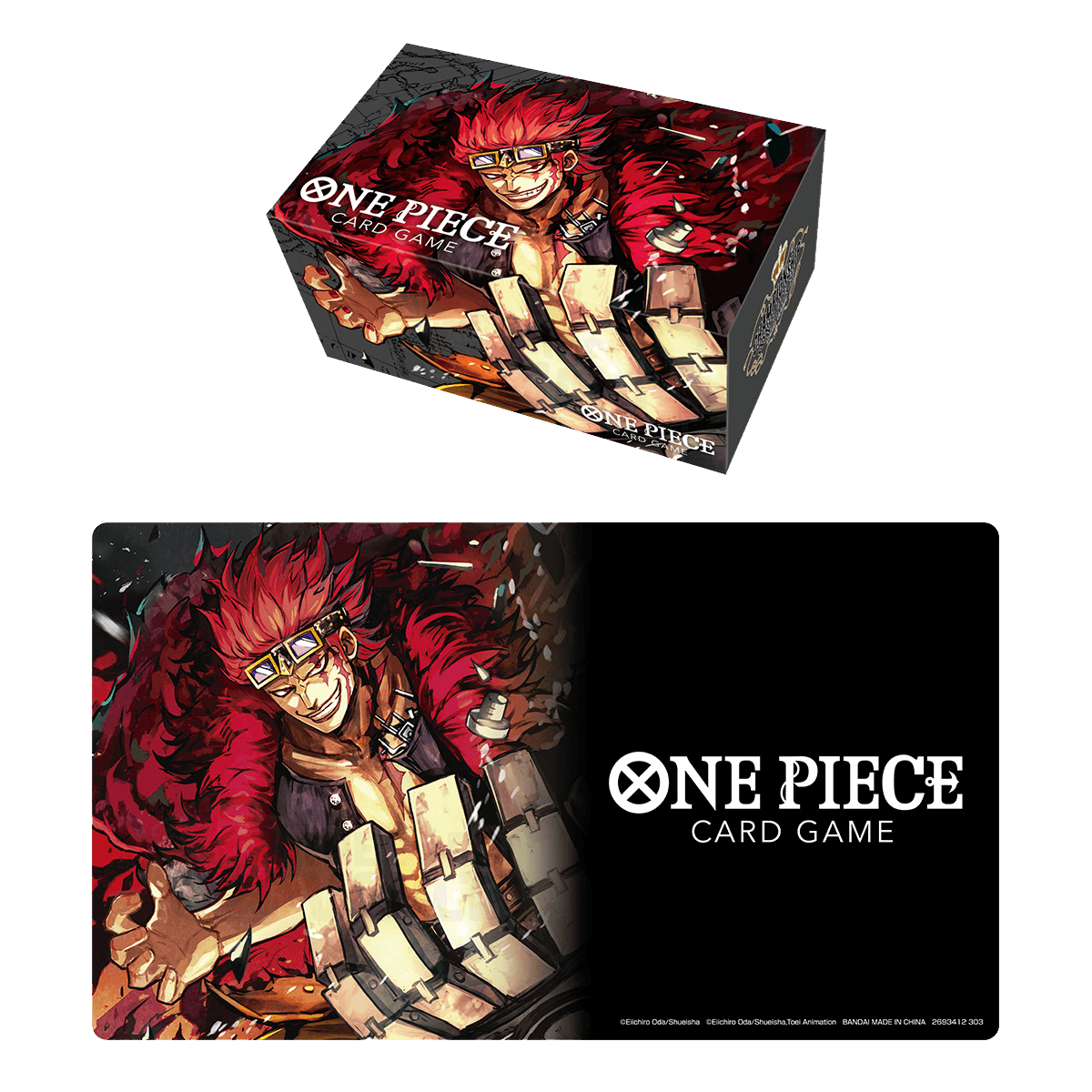 One Piece TCG - Playmat and Storage Box Set - Eustass "Captain" Kid - The Card Vault