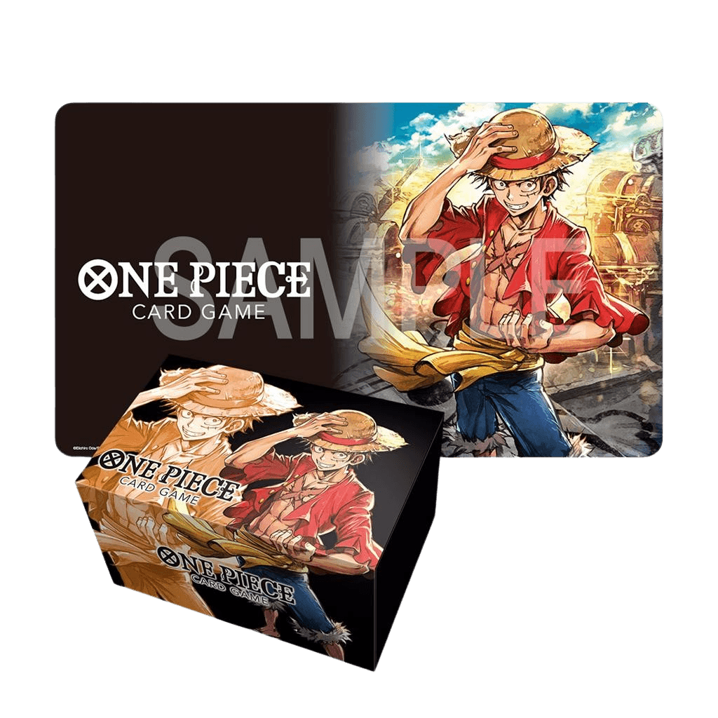 One Piece TCG - Playmat and Storage Box Set - Monkey D. Luffy - The Card Vault