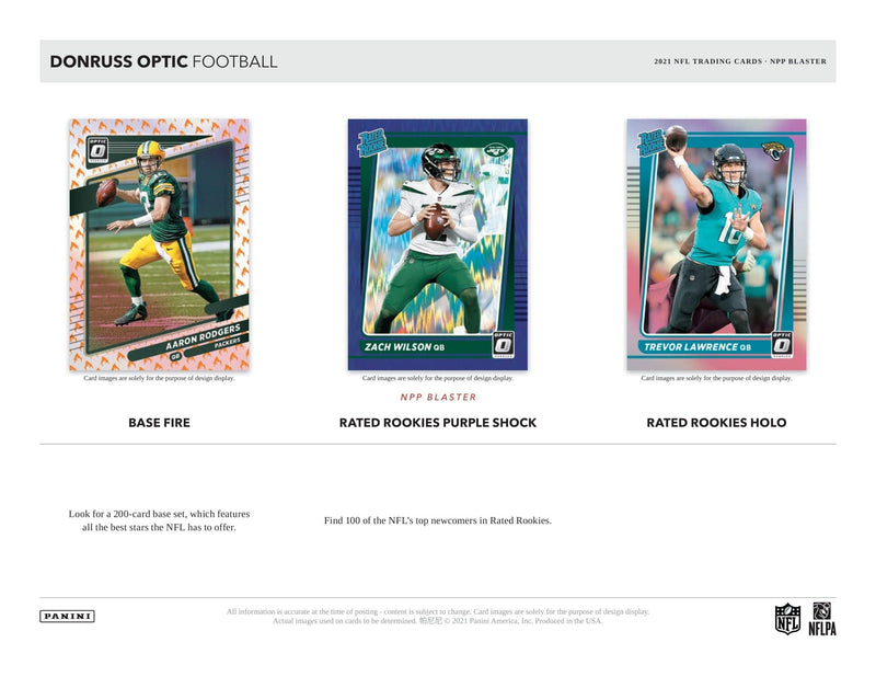 Panini - 2021 Donruss Optic American Football (NFL) - Blaster Box - The Card Vault