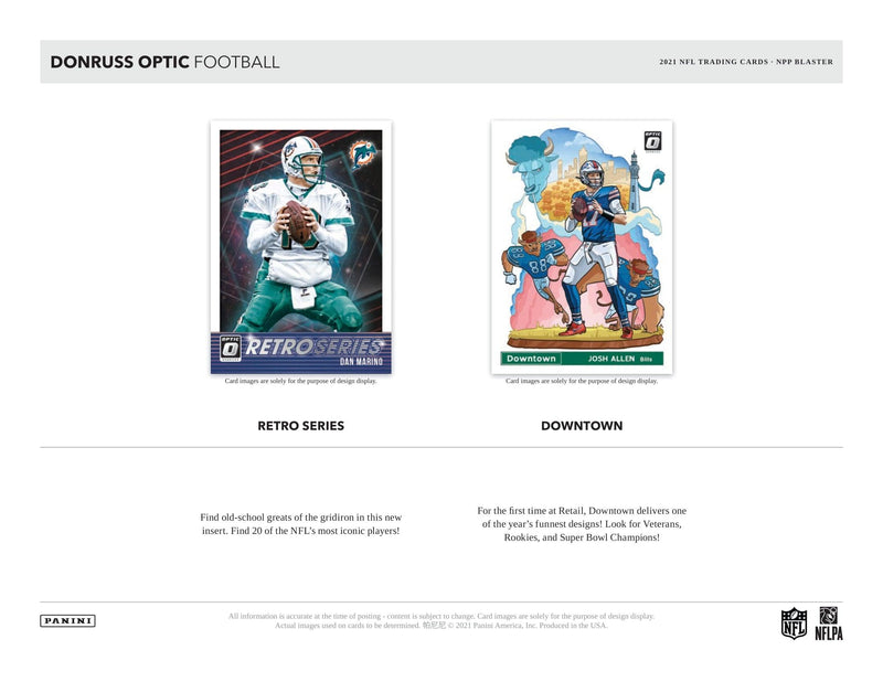 Panini - 2021 Donruss Optic American Football (NFL) - Blaster Box - The Card Vault