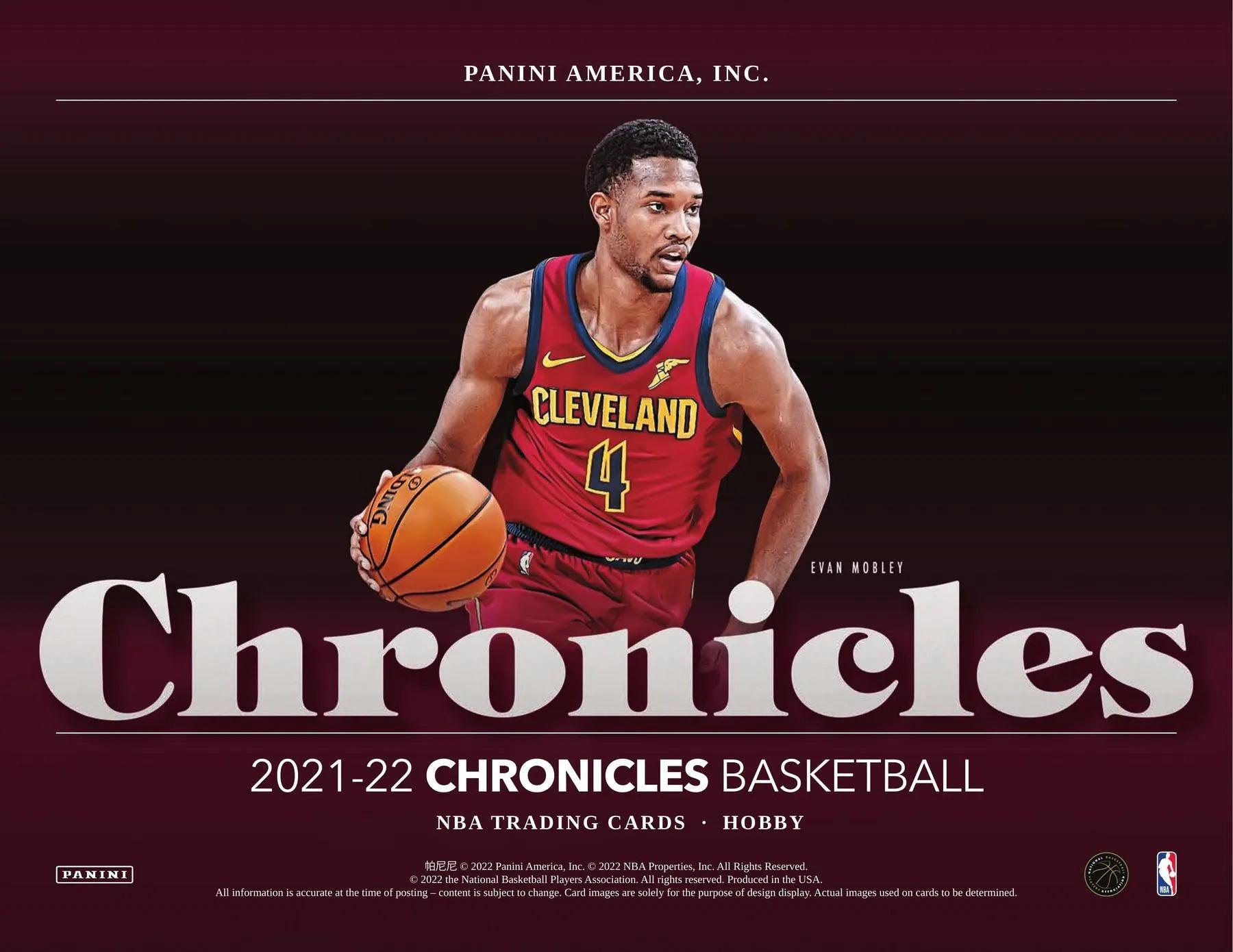Panini - 2021/22 Chronicles Basketball (NBA) - Hobby Box - The Card Vault