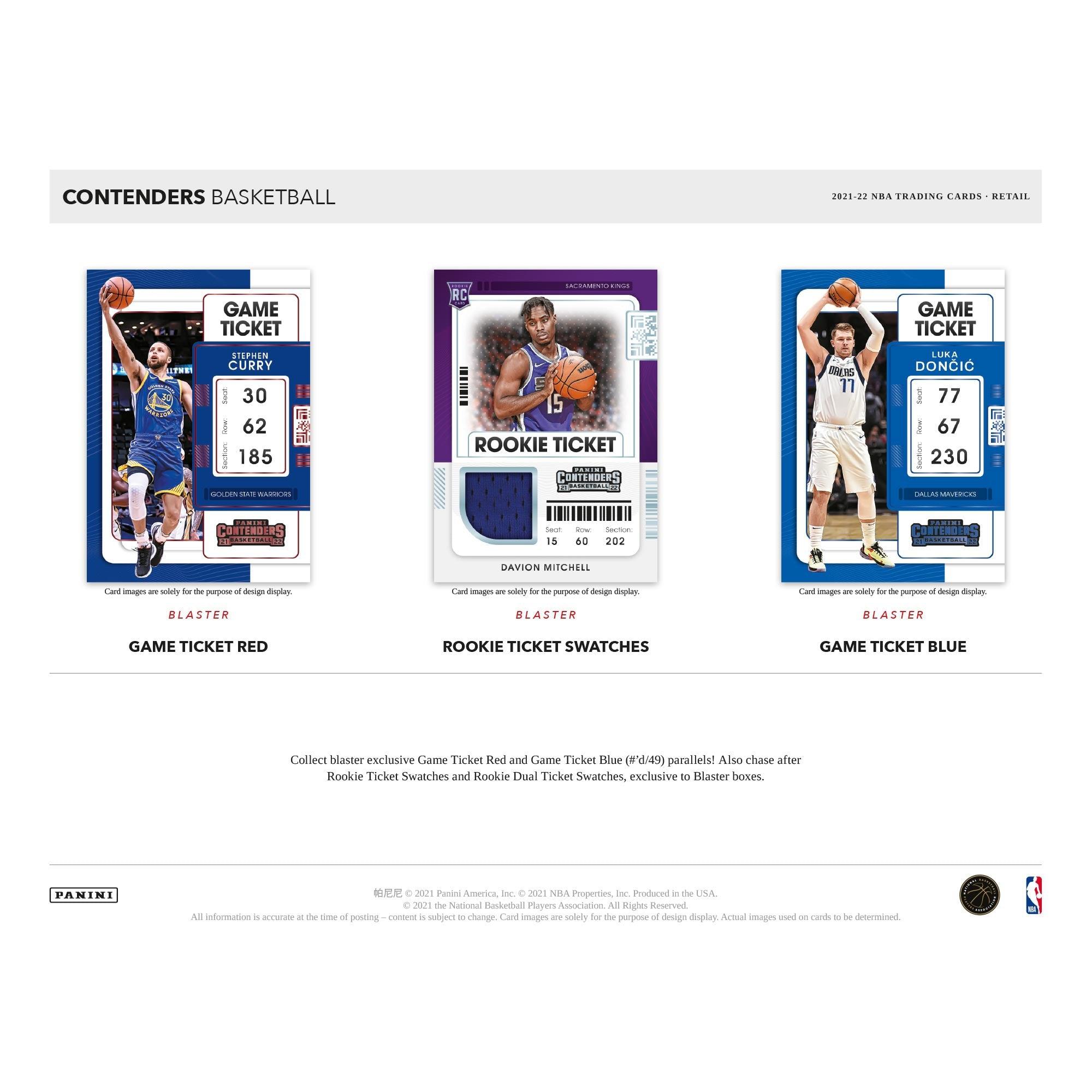 Panini - 2021/22 Contenders Basketball (NBA) - Fat Pack Box - The Card Vault