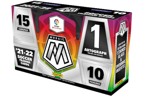 Panini - 2021/22 Mosaic LaLiga Football (Soccer) - Hobby Box (10 Packs) - The Card Vault
